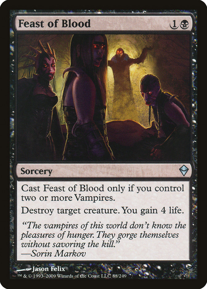 {C} Feast of Blood [Zendikar][ZEN 088]