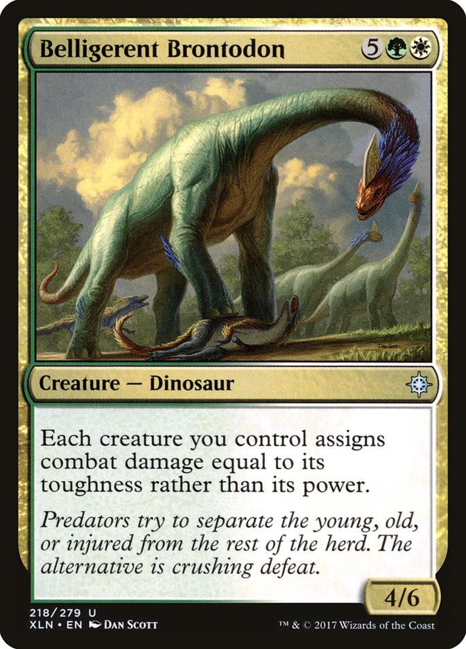 {C} Belligerent Brontodon [Ixalan][XLN 218]