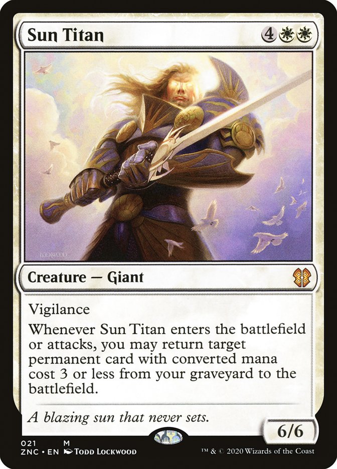 {R} Sun Titan [Zendikar Rising Commander][ZNC 021]