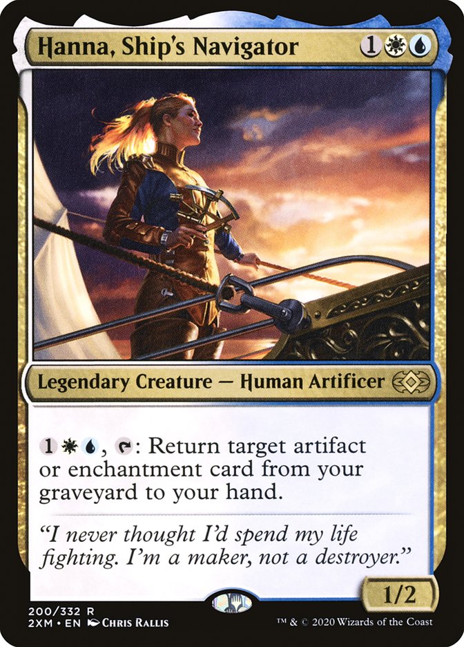 {R} Hanna, Ship's Navigator [Double Masters][2XM 200]