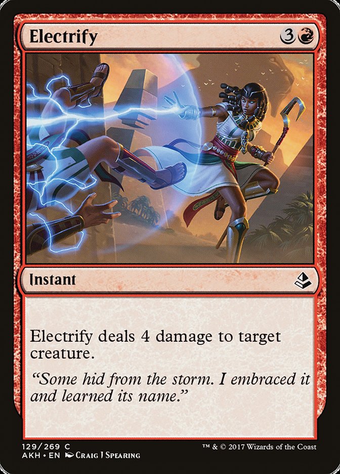 {C} Electrify [Amonkhet][AKH 129]