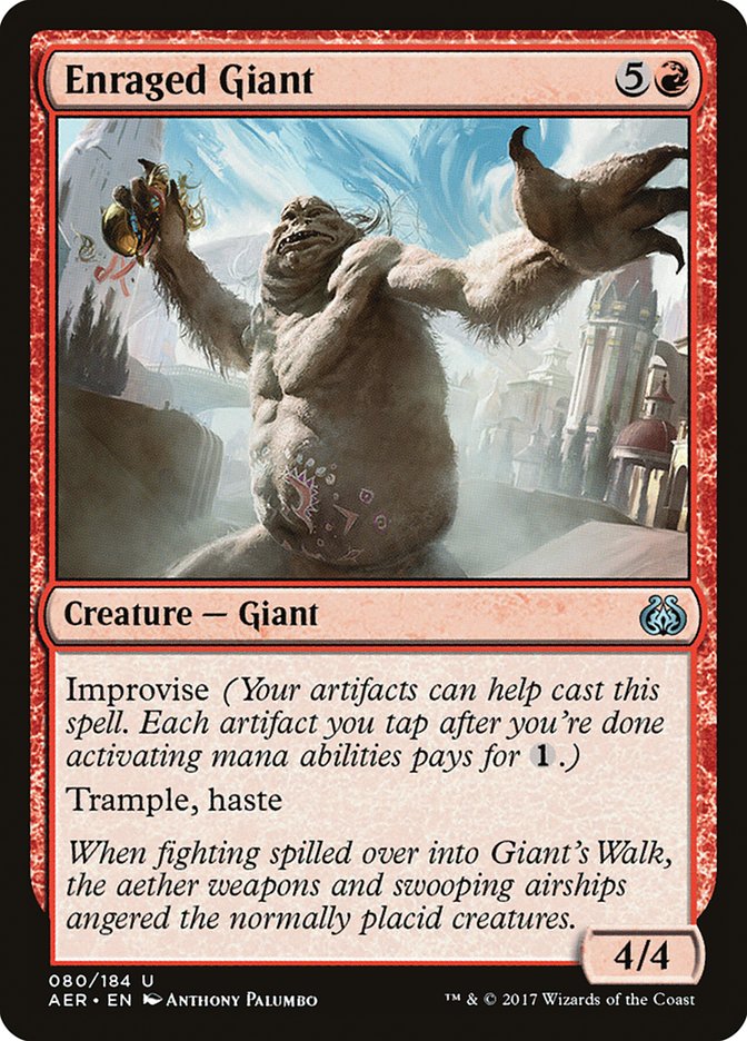 {C} Enraged Giant [Aether Revolt][AER 080]