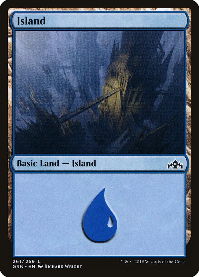 {B}[GRN 261] Island (261) [Guilds of Ravnica]