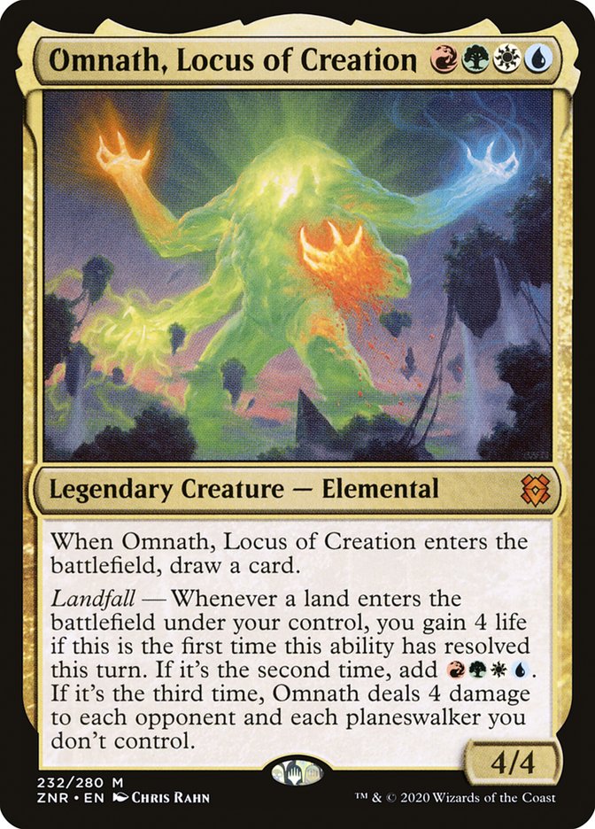 {R} Omnath, Locus of Creation [Zendikar Rising][ZNR 232]