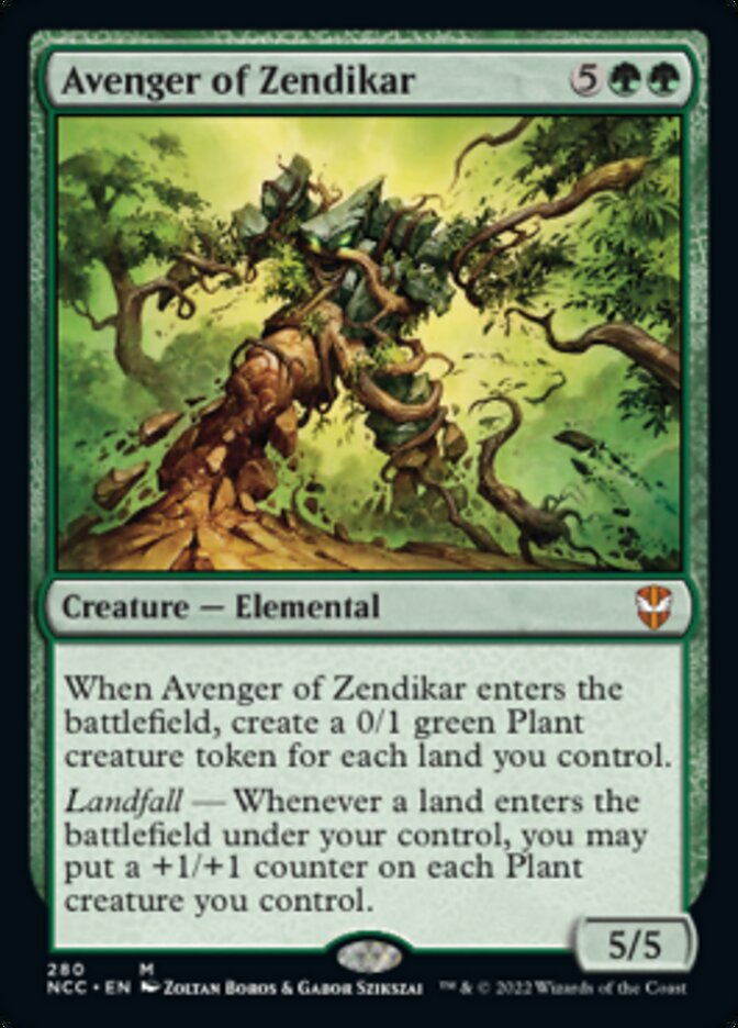 {R} Avenger of Zendikar [Streets of New Capenna Commander][NCC 280]