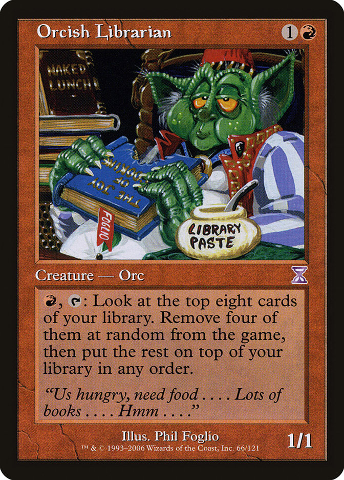 {R} Orcish Librarian [Time Spiral Timeshifted][TSB 066]