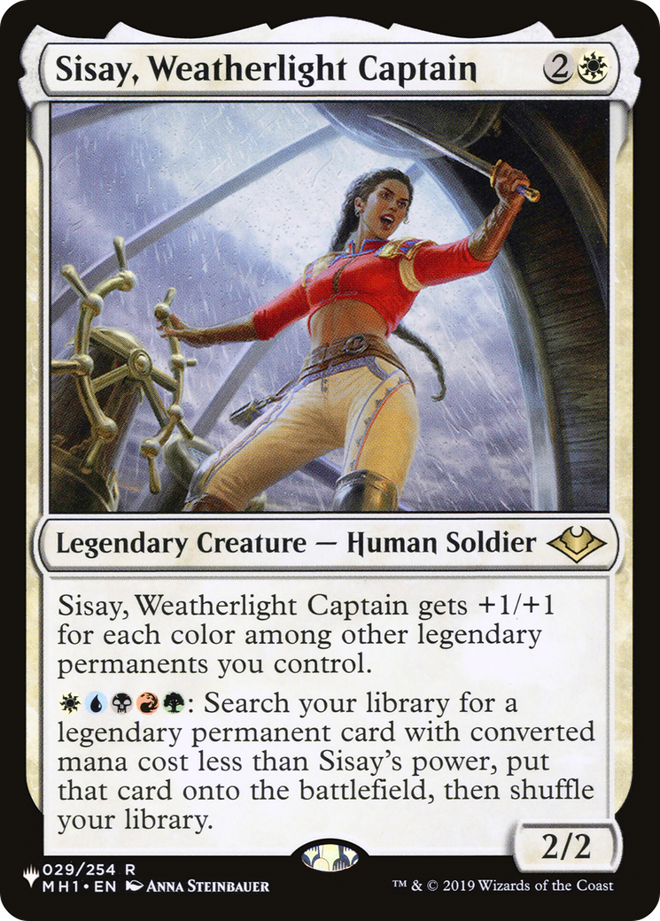 {R} Sisay, Weatherlight Captain [Secret Lair: From Cute to Brute][SLD 029]