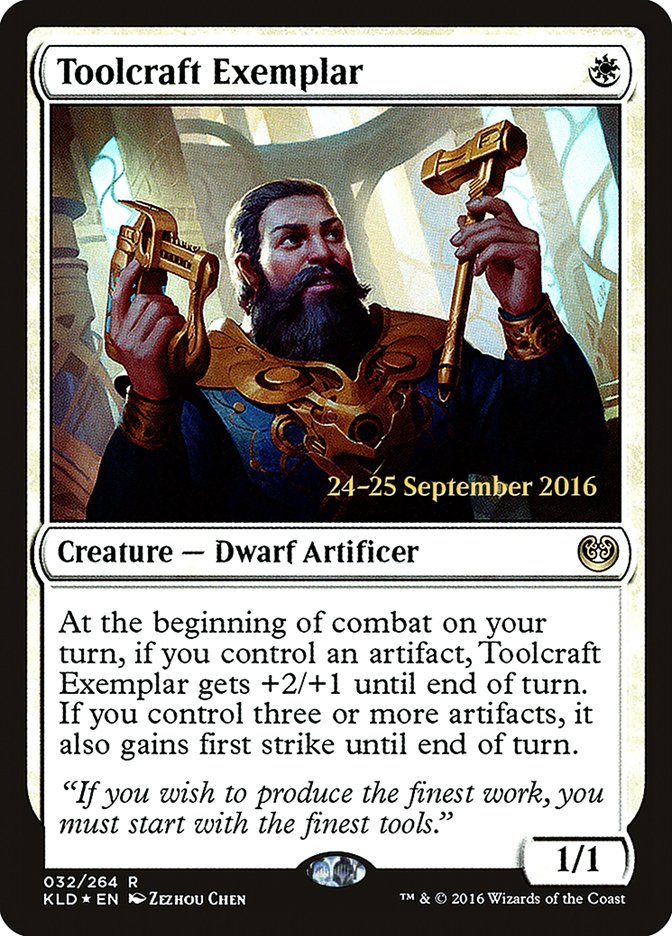 {R} Toolcraft Exemplar [Kaladesh Prerelease Promos][PR KLD 032]