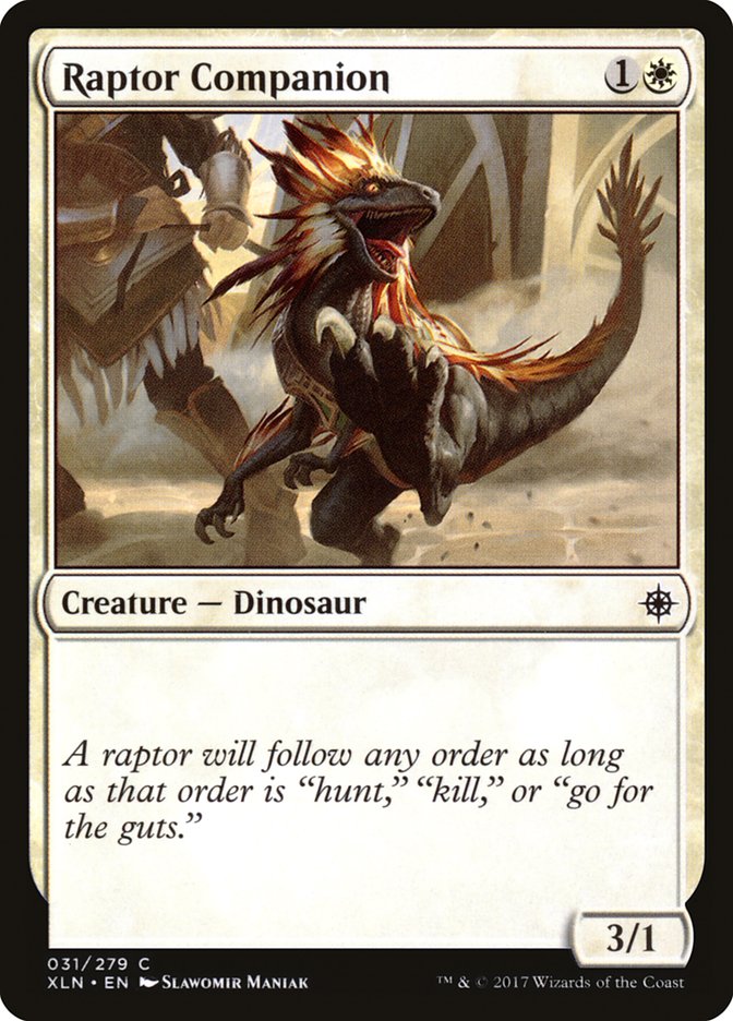 {C} Raptor Companion [Ixalan][XLN 031]