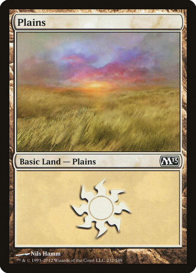 {B}[M13 232] Plains (232) [Magic 2013]