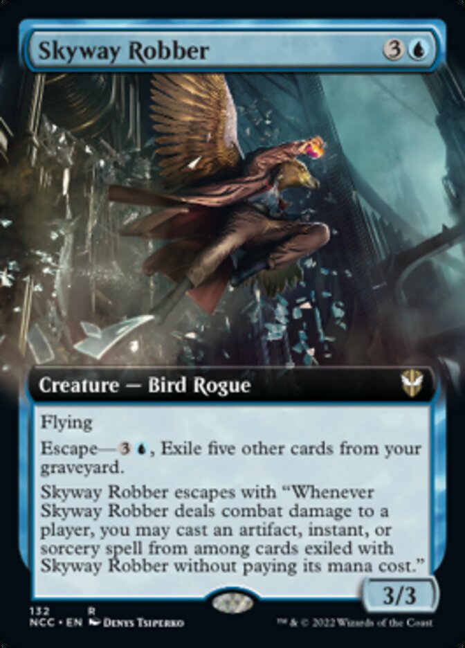 {R} Skyway Robber (Extended Art) [Streets of New Capenna Commander][NCC 132]