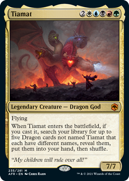 {R} Tiamat [Dungeons & Dragons: Adventures in the Forgotten Realms][AFR 235]