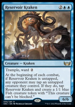 {R} Reservoir Kraken (Promo Pack) [Streets of New Capenna Promos][PP SNC 056]