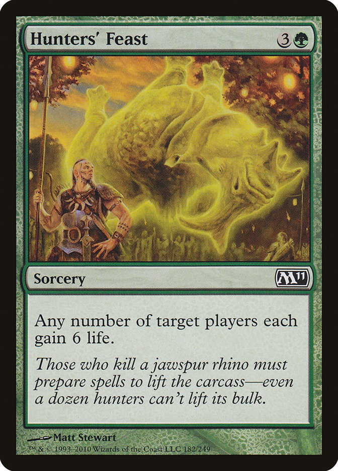 {C} Hunters' Feast [Magic 2011][M11 182]