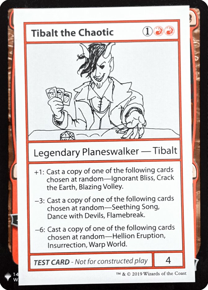 {R} Tibalt the Chaotic [Mystery Booster Playtest Cards][CON CMB1 066]