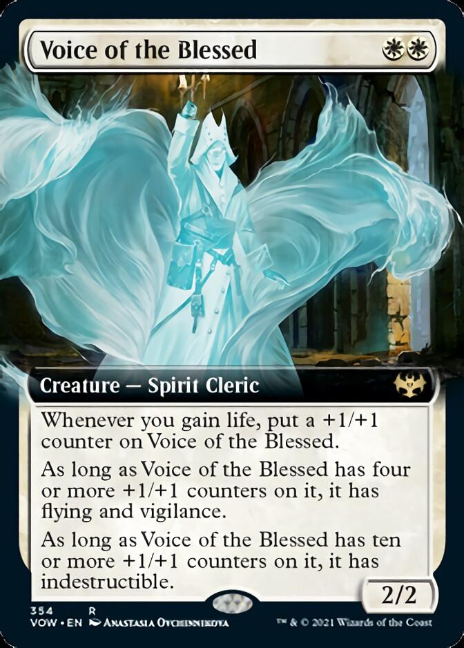 {R} Voice of the Blessed (Extended Art) [Innistrad: Crimson Vow][VOW 354]