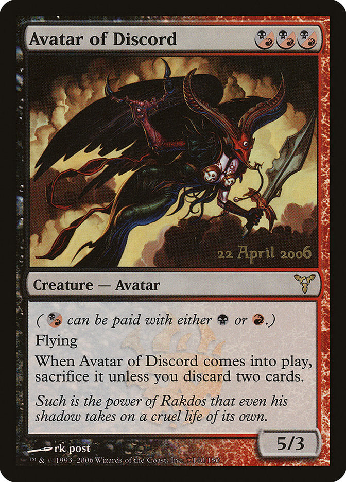 {R} Avatar of Discord [Dissension Promos][PR DIS 140]