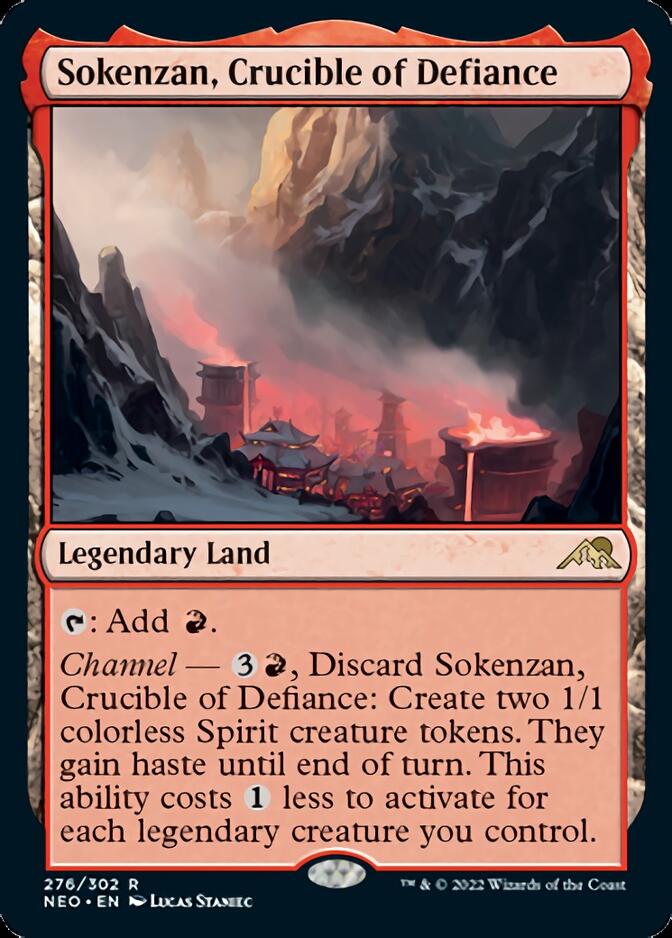 {R} Sokenzan, Crucible of Defiance [Kamigawa: Neon Dynasty][NEO 276]