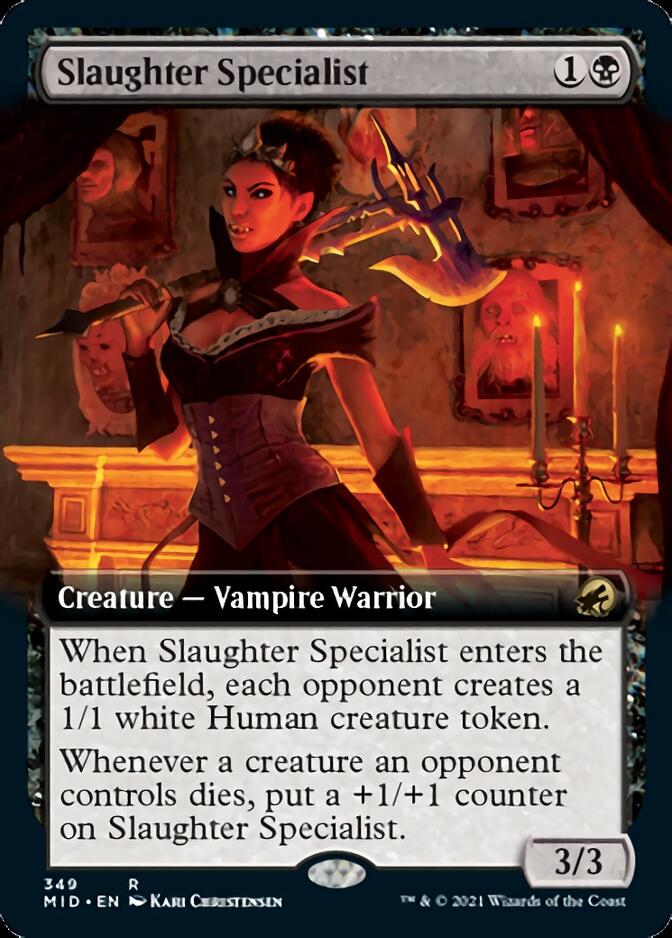 {R} Slaughter Specialist (Extended Art) [Innistrad: Midnight Hunt][MID 349]