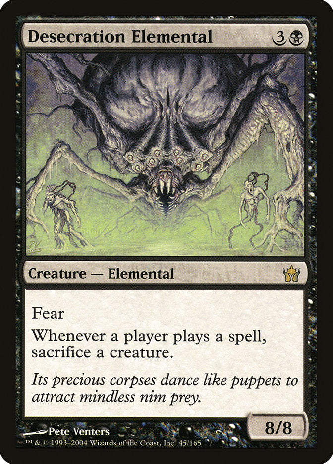 {R} Desecration Elemental [Fifth Dawn][5DN 045]