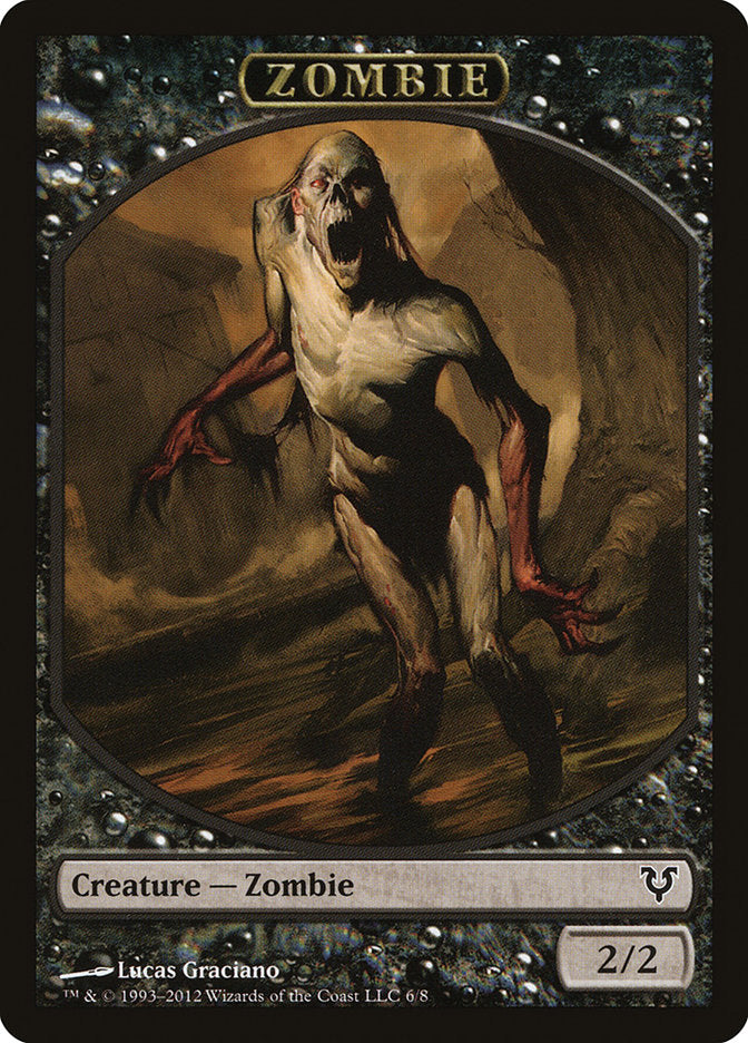 {T} Zombie Token [Avacyn Restored Tokens][TAVR 006]