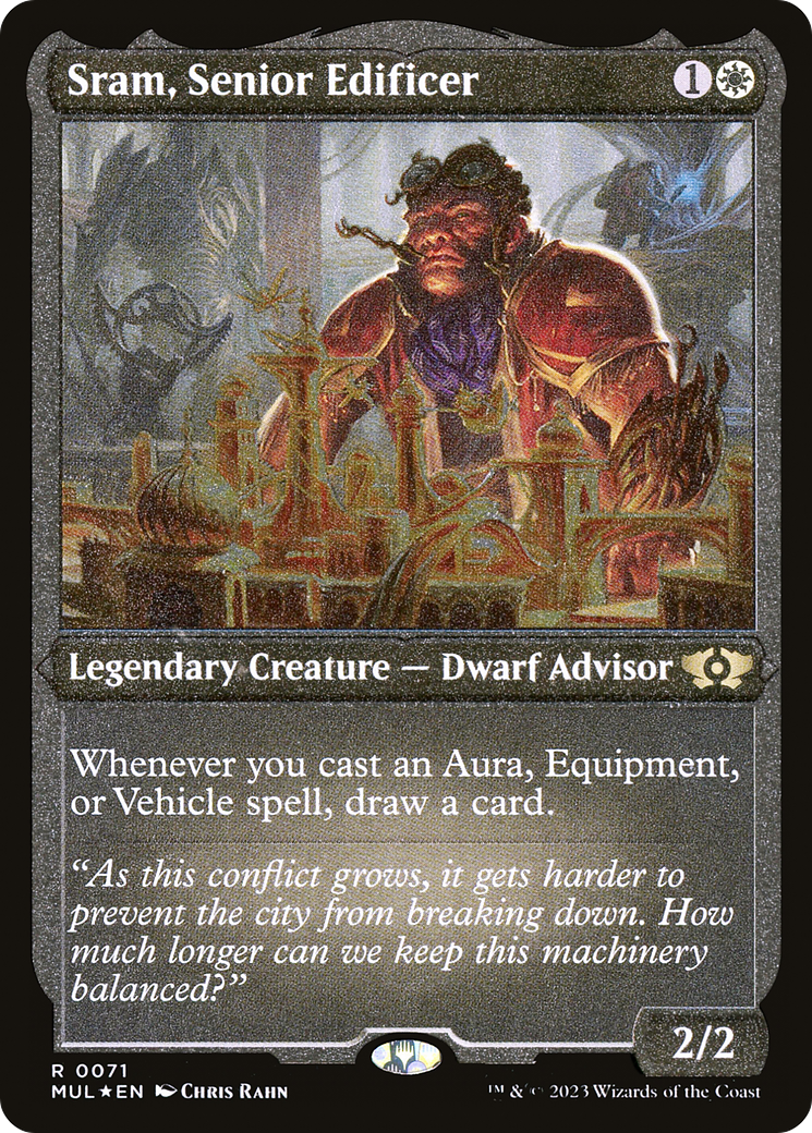 {R} Sram, Senior Edificer (Foil Etched) [Multiverse Legends][MUL 071]