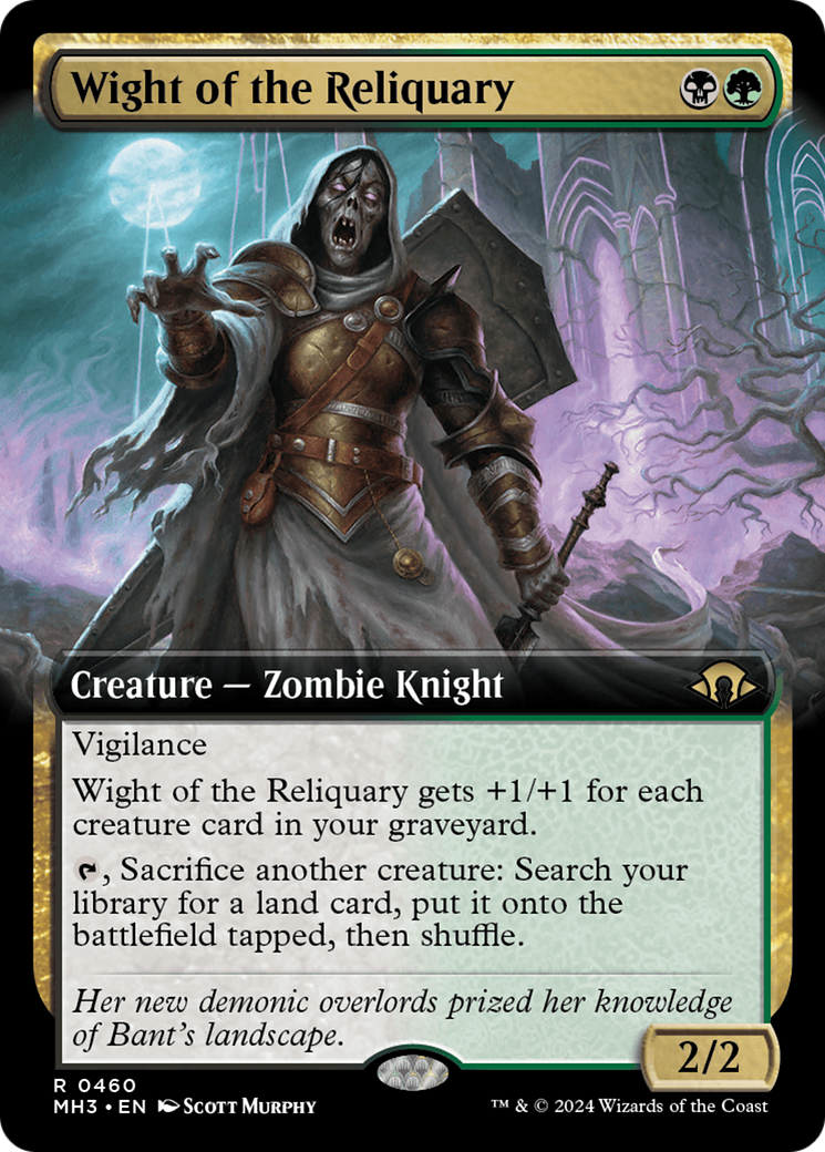 {R} Wight of the Reliquary (Extended Art) [Modern Horizons 3][MH3 460]