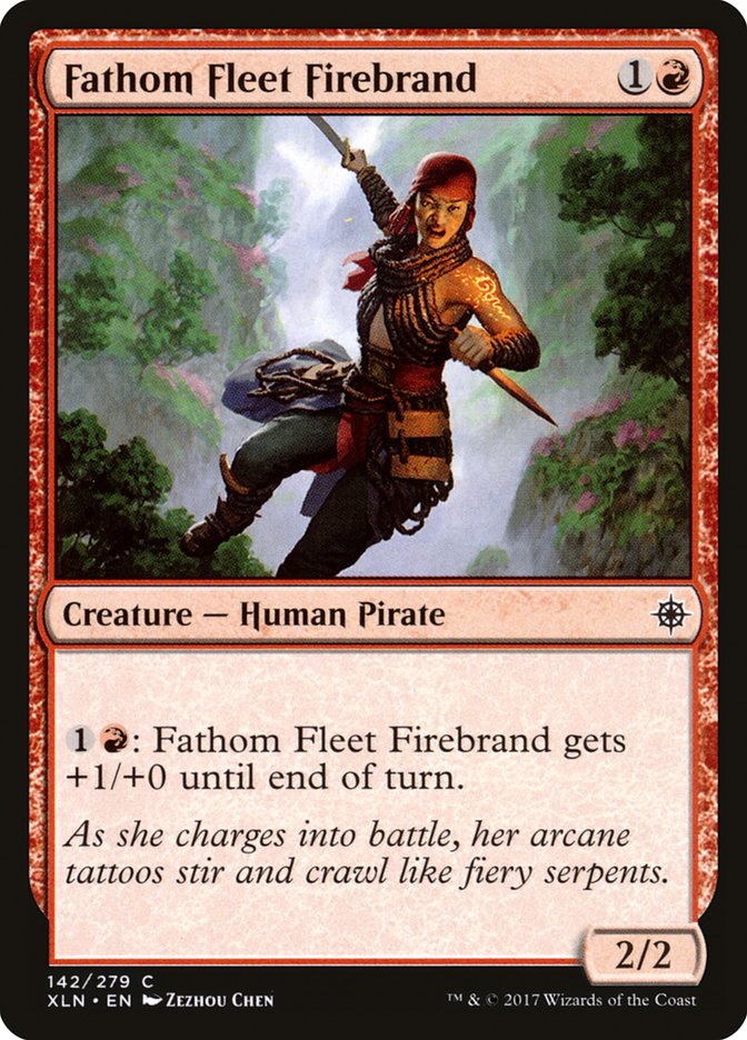 {C} Fathom Fleet Firebrand [Ixalan][XLN 142]