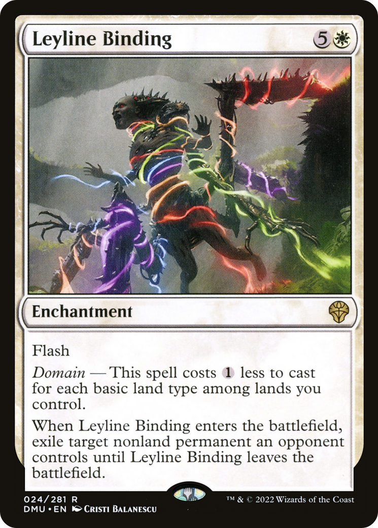 {@R} Leyline Binding [Dominaria United][DMU 024]