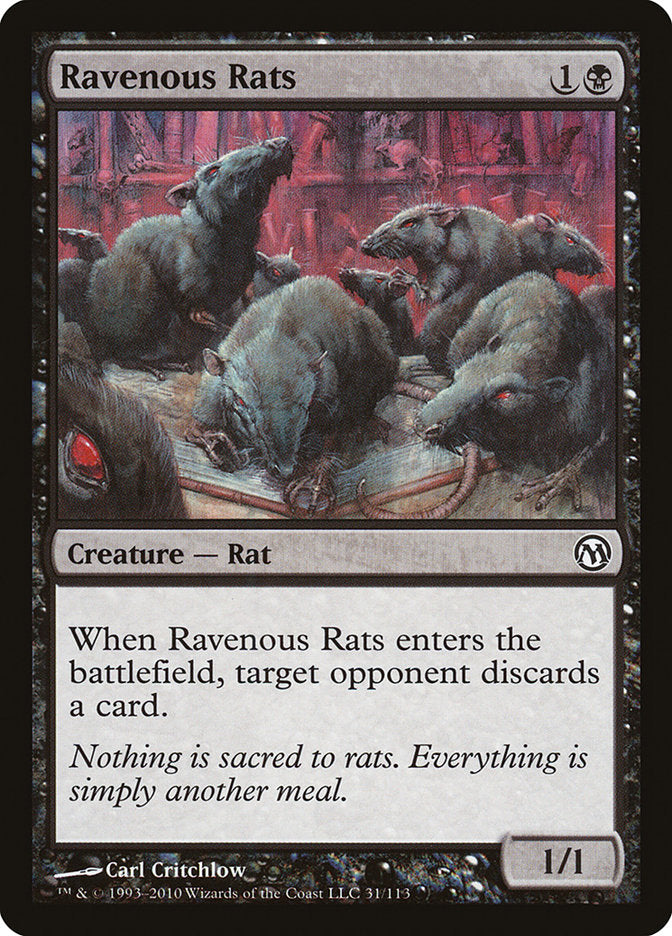 {C} Ravenous Rats [Duels of the Planeswalkers][DPA 031]