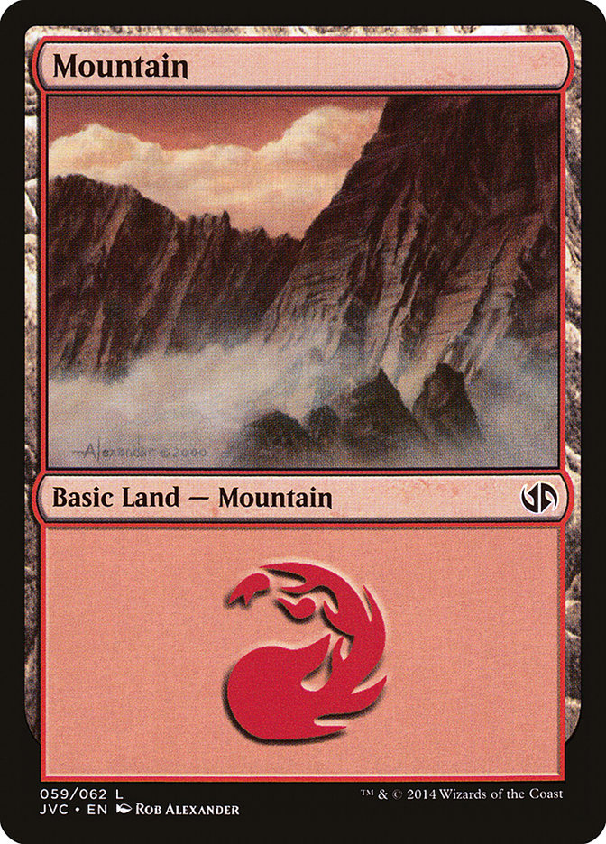 {B}[JVC 061] Mountain (61) [Duel Decks Anthology]