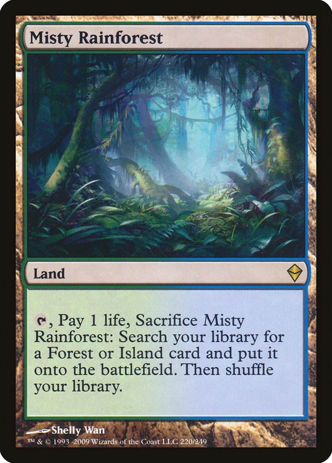 {R} Misty Rainforest [Zendikar][ZEN 220]