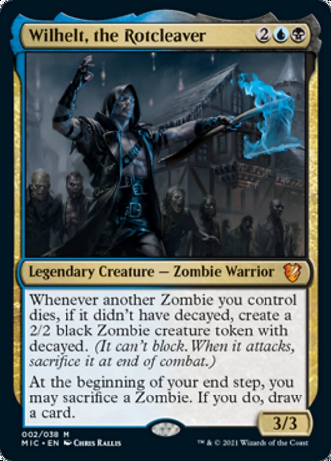 {T} Wilhelt, the Rotcleaver (Display Commander) [Innistrad: Midnight Hunt Commander][DC MIC 002]