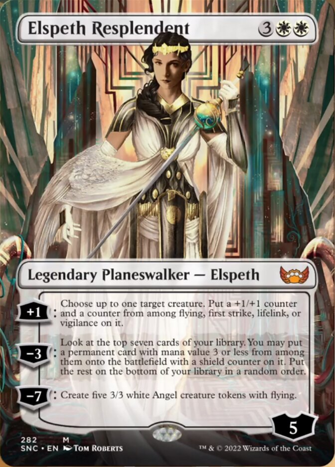 {R} Elspeth Resplendent (Borderless) [Streets of New Capenna][SNC 282]