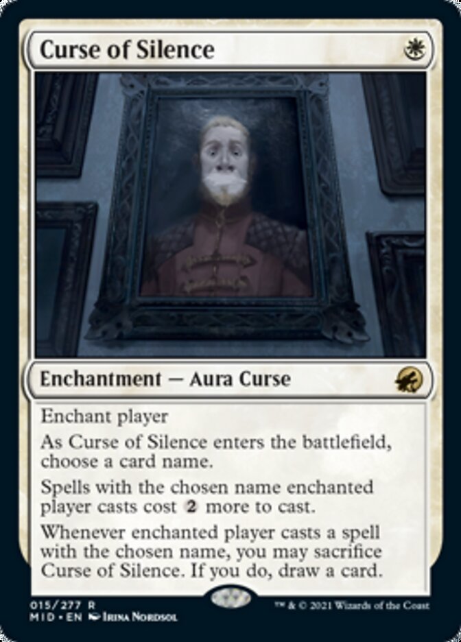 {R} Curse of Silence [Innistrad: Midnight Hunt][MID 015]