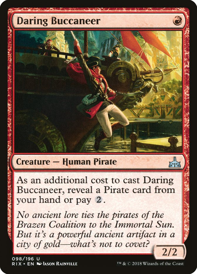 {C} Daring Buccaneer [Rivals of Ixalan][RIX 098]