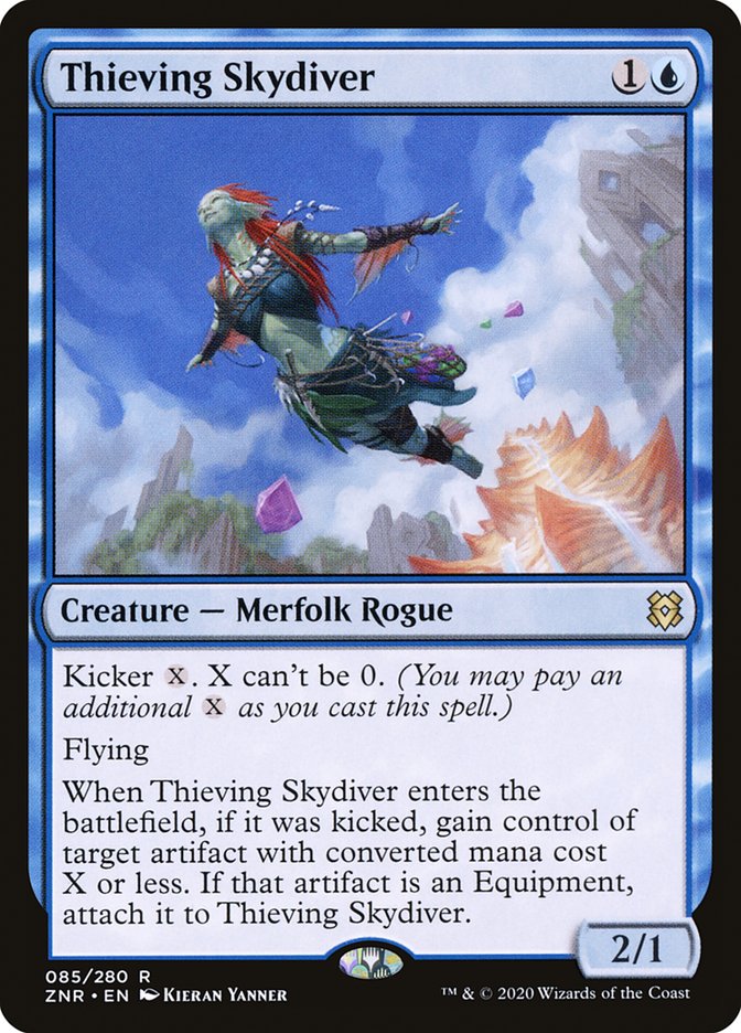 {R} Thieving Skydiver [Zendikar Rising][ZNR 085]