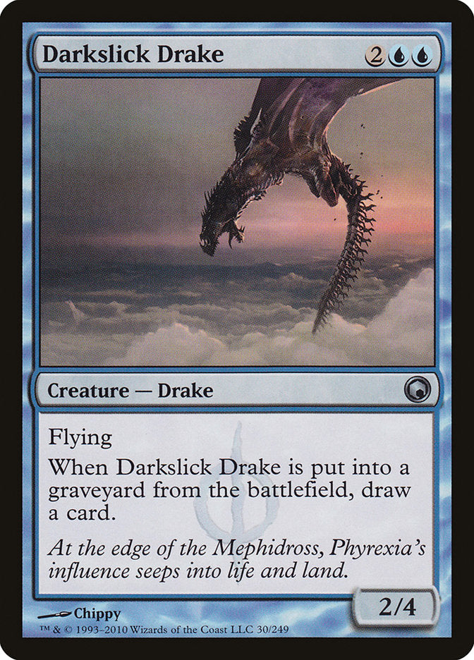 {C} Darkslick Drake [Scars of Mirrodin][SOM 030]