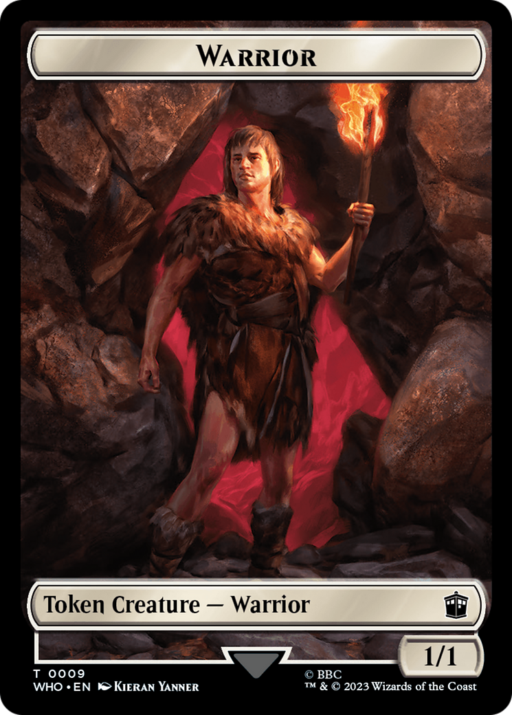 {T} Warrior // Mark of the Rani Double-Sided Token [Doctor Who Tokens][TWHO 9//15]