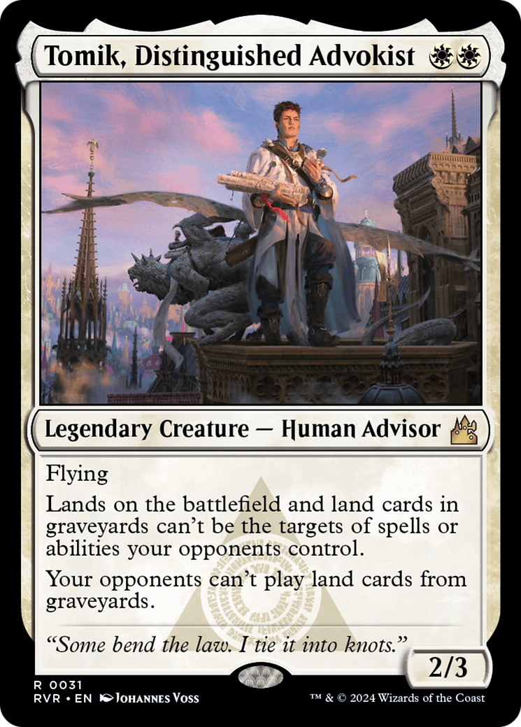 {R} Tomik, Distinguished Advokist [Ravnica Remastered][RVR 031]