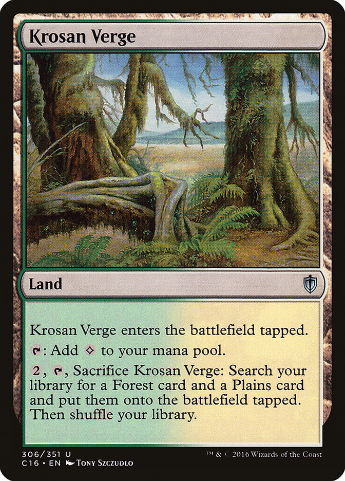 {C} Krosan Verge [Commander 2016][C16 306]