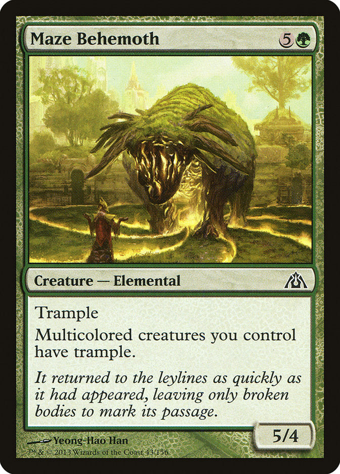 {C} Maze Behemoth [Dragon's Maze][DGM 043]