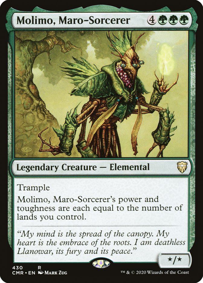 {R} Molimo, Maro-Sorcerer [Commander Legends][CMR 430]