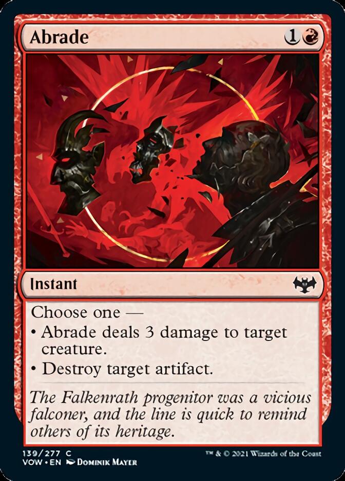 {C} Abrade [Innistrad: Crimson Vow][VOW 139]