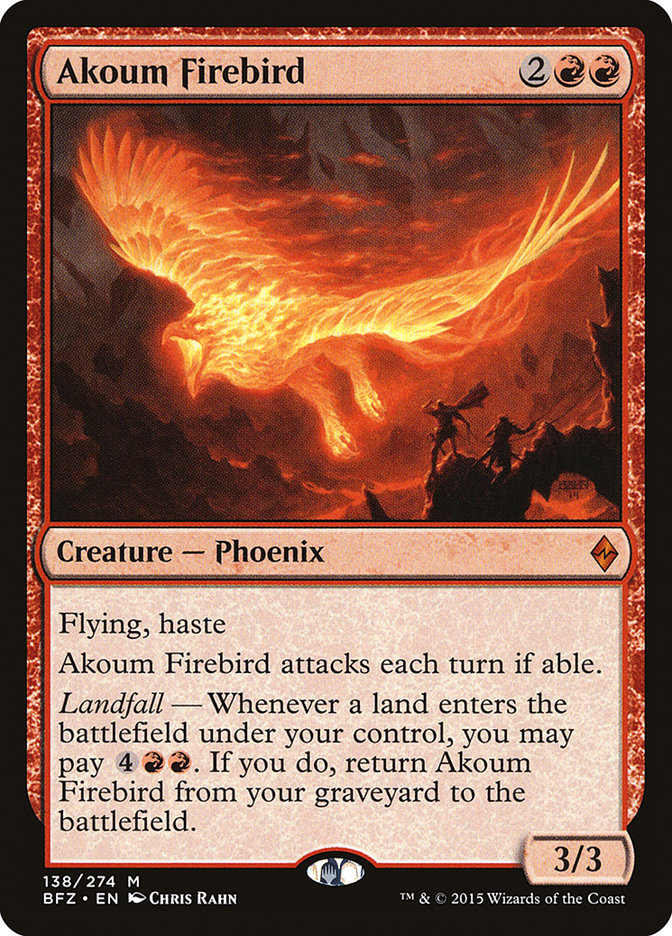 {R} Akoum Firebird [Battle for Zendikar][BFZ 138]