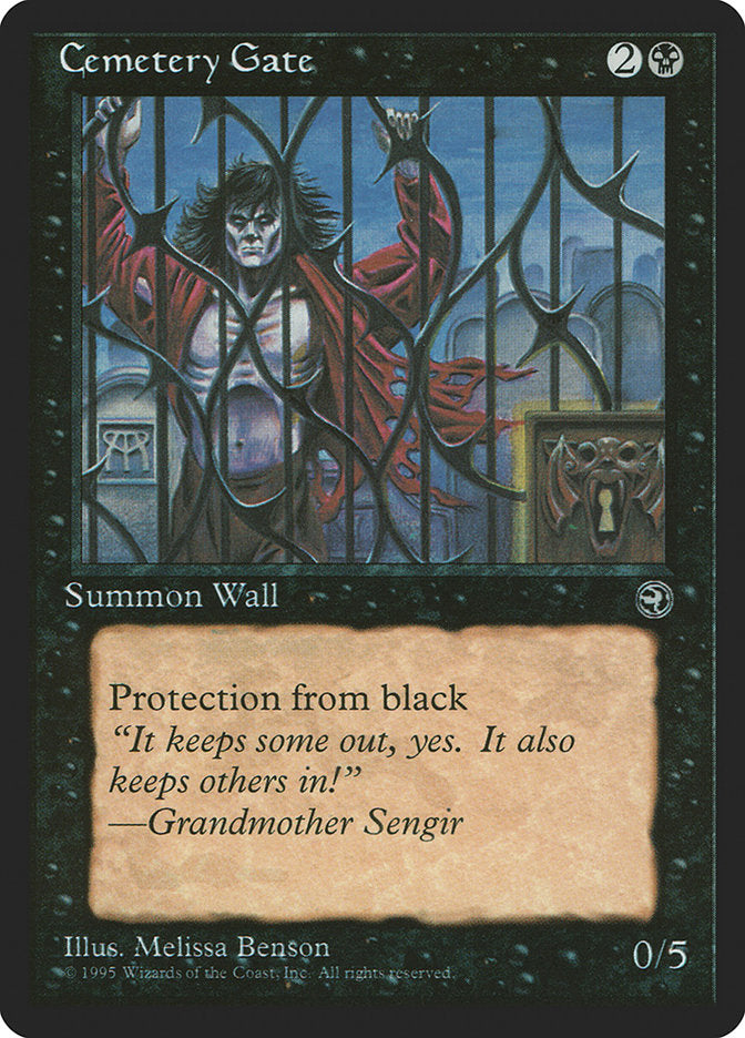 {C} Cemetery Gate (Grandmother Sengir Flavor Text) [Homelands][HML 44A]