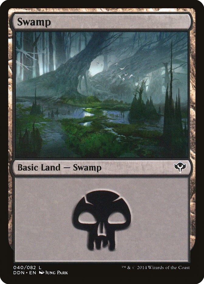 {B}[DDN 040] Swamp (40) [Duel Decks: Speed vs. Cunning]