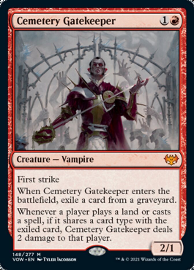 {R} Cemetery Gatekeeper [Innistrad: Crimson Vow][VOW 148]