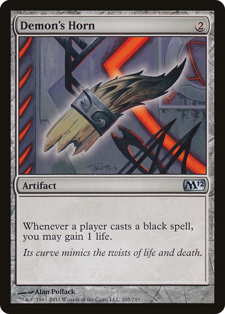 {C} Demon's Horn [Magic 2012][M12 205]