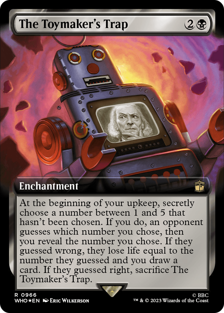 {R} The Toymaker's Trap (Extended Art) (Surge Foil) [Doctor Who][WHO 966]